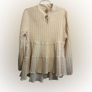 Cream colored blouse